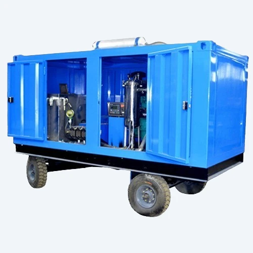 Neteja de condensadors de 1000 bar equips d'hidrojet