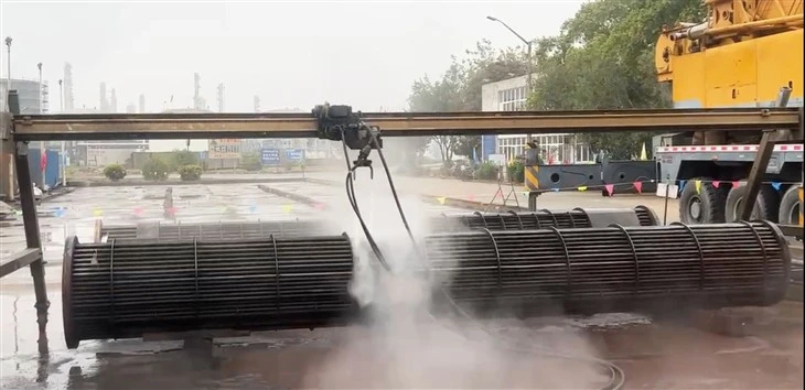 Intercanviador de calor dispositiu de neteja automàtica externa
